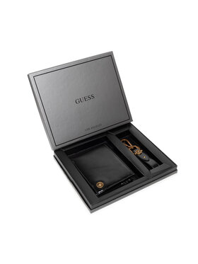 Guess Guess Подаръчен комплект King Giftbox Blfd W Cp&Krng GIF109 LEA20 Черен