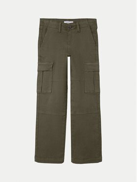 NAME IT NAME IT Pantaloni din material 13234676 Verde Slim Fit
