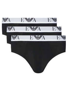 Emporio Armani Underwear Emporio Armani Underwear Set od 3 para muških slip gaća EM000258 AF14131 MC061 Crna