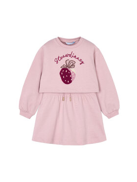 Mayoral Mayoral Komplekti kuuluvad pluus ja kleit 4927 Roosa Regular Fit