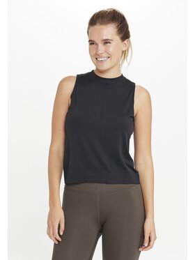 Athlecia Athlecia Koszulka techniczna Laimeia Seamless Czarny Relaxed Fit
