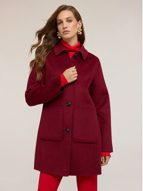 Motivi Motivi Cappotto 0083Q000601N0Z6 Bordeaux Regular Fit