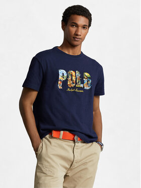 Polo Ralph Lauren Polo Ralph Lauren T-Shirt 710934738001 Granatowy Classic Fit