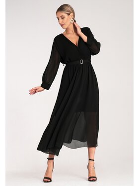 FIGL FIGL Sukienka koktajlowa M1141 Czarny Feminine Fit