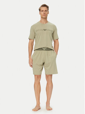 Emporio Armani Underwear Emporio Armani Underwear Pyžamo EM000400 AF18890 U8046 Zelená Regular Fit