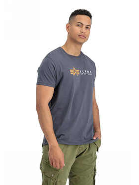 Alpha Industries Alpha Industries T-Shirt AI.118502-136 Szary Regular Fit