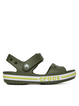 Crocs Crocs Sandały BAYABAND SANDAL K 211054-309 Zielony