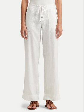 LAUREN RALPH LAUREN Lauren Ralph Lauren Παντελόνι υφασμάτινο 200735138001 Λευκό Wide Leg