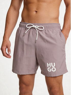 HUGO HUGO Плувни шорти Paolo 50545464 Розов Regular Fit
