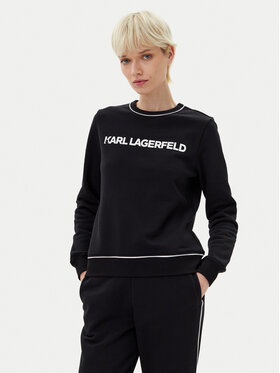 KARL LAGERFELD KARL LAGERFELD Bluză A2W20066 Negru Regular Fit