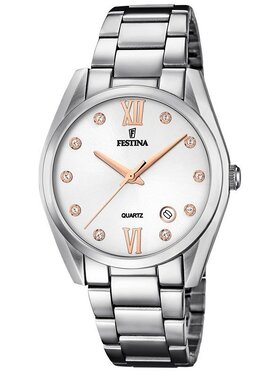 Festina Festina Zegarek F16790/A Srebrny