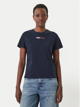 Tommy Jeans Tommy Jeans Póló DW0DW22277 Sötétkék Regular Fit