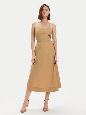 Gaudi Gaudi Sommerkleid 411FD15002 Beige Regular Fit