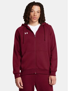 Felpa under armour uomo zip rossa online