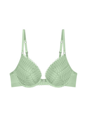 Triumph Triumph Biustonosz z fiszbiną Aura Spotlight T WHU 10216452 Zielony