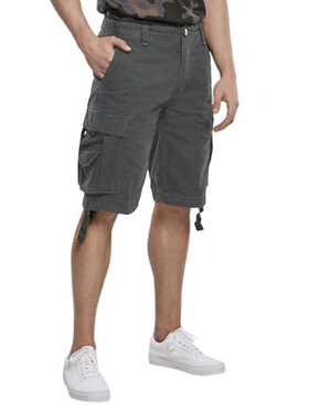 Brandit Brandit Szorty materiałowe 2002.5 Szary Regular Fit