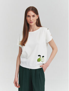 TATUUM TATUUM Blúzka IMILA Biela Classic Fit