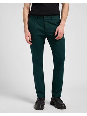 Lee Lee Chinosy CHINO SLIM Zielony Slim Fit