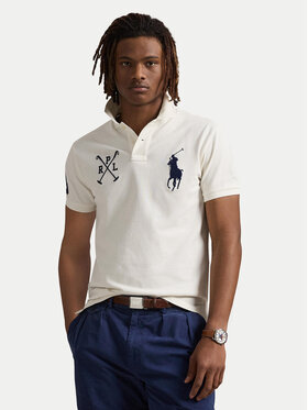 Polo Ralph Lauren Polo Ralph Lauren Polo 710978082002 Biały Custom Slim Fit