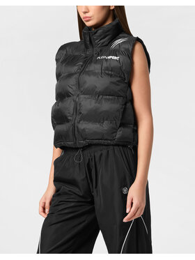 Plein Sport Plein Sport Bezrękawnik 22961 Czarny Regular Fit