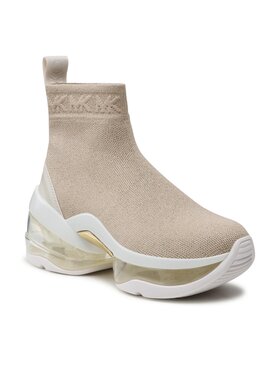 MICHAEL Michael Kors MICHAEL Michael Kors Sneakersy Olympia Bootie Extreme 43S3OLFS5D Beżowy