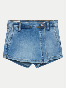 Pepe Jeans Pepe Jeans Τζιν σορτσάκια A-Line Skort Hw Jr PG800862 Μπλε Regular Fit
