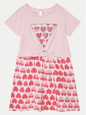 Guess Guess Kleid für den Alltag K5RK09 K6YW4 Rosa Regular Fit