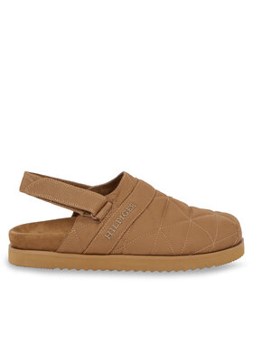 Tommy Hilfiger Tommy Hilfiger Шльопанці Warm Hilfiger Mule Sandal FM0FM04773 Коричневий