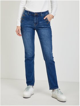Orsay Orsay Jeansy 312174-580000__36 Niebieski Straight Fit