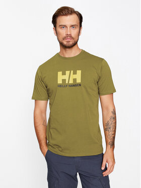 Helly Hansen Helly Hansen T-Shirt Logo 33979 Zielony Regular Fit