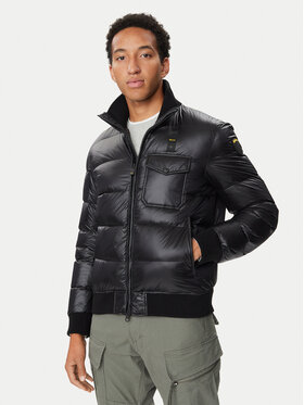 Blauer Blauer Dūnu jaka Robert 26WBLUC03138 Melns Regular Fit
