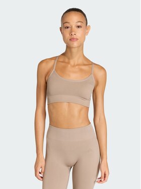 adidas adidas Biustonosz sportowy 159203 Brązowy