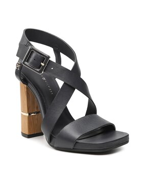 Tommy Hilfiger Tommy Hilfiger Sandales Hardware Block High Heel FW0FW07016 Bleu marine