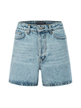 MissDenim MissDenim Szorty jeansowe Baseline Midi Shorts Niebieski Regular Fit