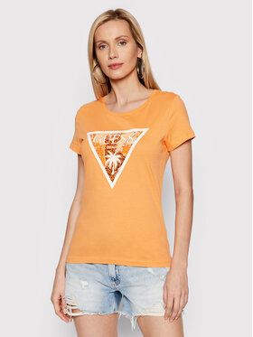 Guess Guess T-shirt E2GI02 K8FY0 Arancione Regular Fit