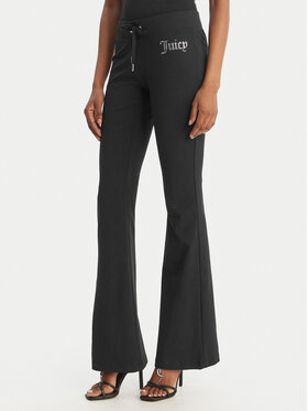 Juicy Couture Juicy Couture Donji dio trenerke Christine JCWBJ126309 Crna Flared Leg