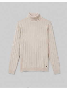Borgio Borgio Sweter govone Beżowy Slim Fit