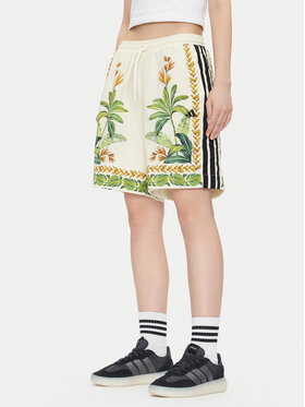 adidas adidas Szorty sportowe FARM Premium JD6288 Écru Loose Fit