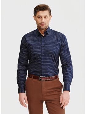 Pako Lorente Pako Lorente Koszula P25SF-1X-043 Granatowy Slim Fit