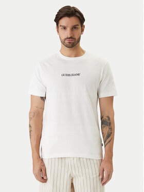 Guess Jeans Guess Jeans Tričko M6GIZ3 KE942 Écru Regular Fit