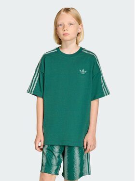 adidas adidas T-Shirt Minecraft Zielony Loose Fit