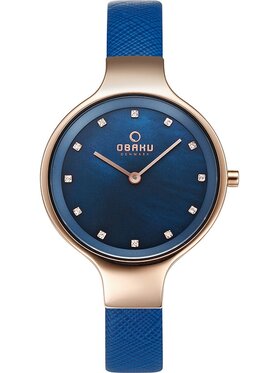 Obaku Obaku Zegarek V173LXVLRA Niebieski