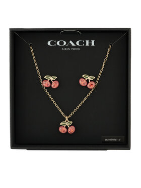 Coach Coach Schmuckset Halskette und Ohrringe 37551690 Goldfarben