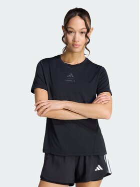adidas adidas Koszulka techniczna Les Mills Graphic Tee Czarny Regular Fit