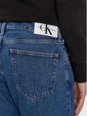 Calvin Klein Jeans Jeans Hlače Authentic J30J323880 Modra Straight Fit