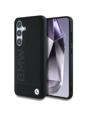 BMW Motorsport BMW Motorsport Etui na telefon Leather Big Wordmark Czarny