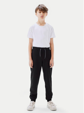 NAME IT NAME IT Παντελόνι φόρμας Bru Noos 13153665 Μαύρο Regular Fit