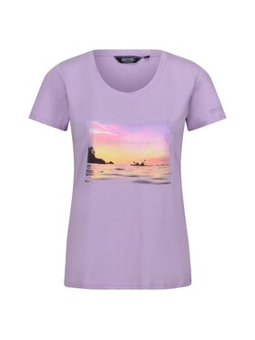 Regatta Regatta T-Shirt Filandra VIII Fioletowy Short Fit