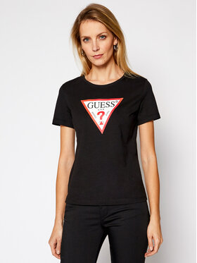 Guess T Shirt Glenna W1gi0c I3z11 Crna Regular Fit Modivo Hr