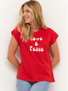 Kaffe Kaffe T-särk Yrma 10507285 Punane Loose Fit